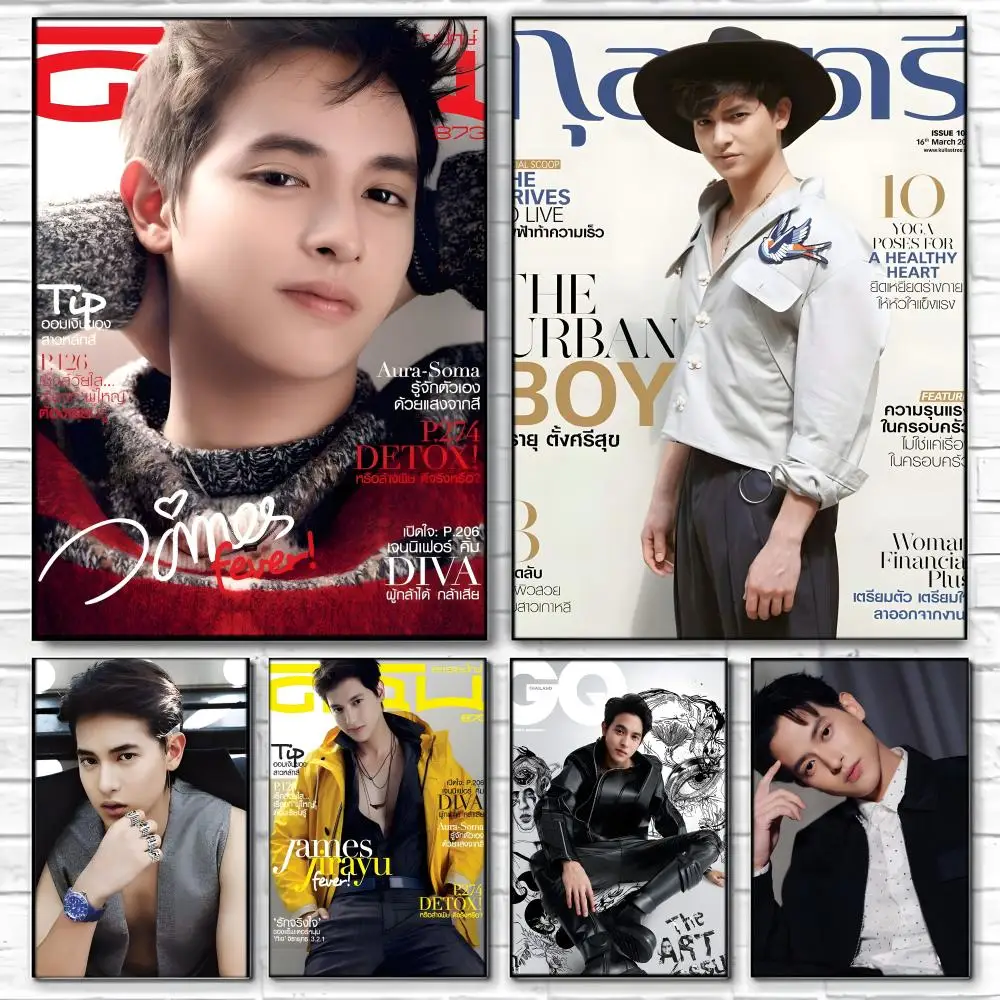 Singer J-James Jirayu Poster Wall art print art suitable for living room bedroom bar parlor home decor gift