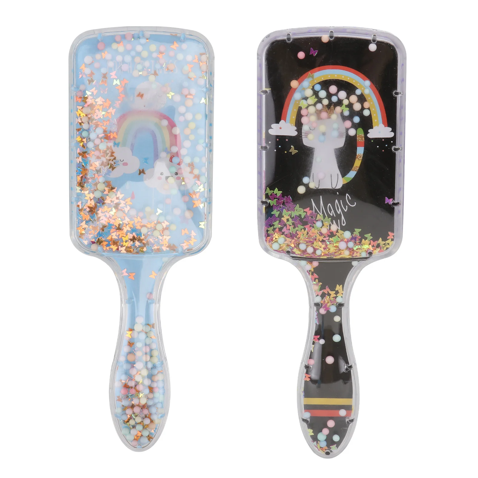 

Airbag Combs Massage Comfortable Cartoon Plastic Rainbow Household Salon Use Portable Relaxing Hair Care Styling Tool Durable