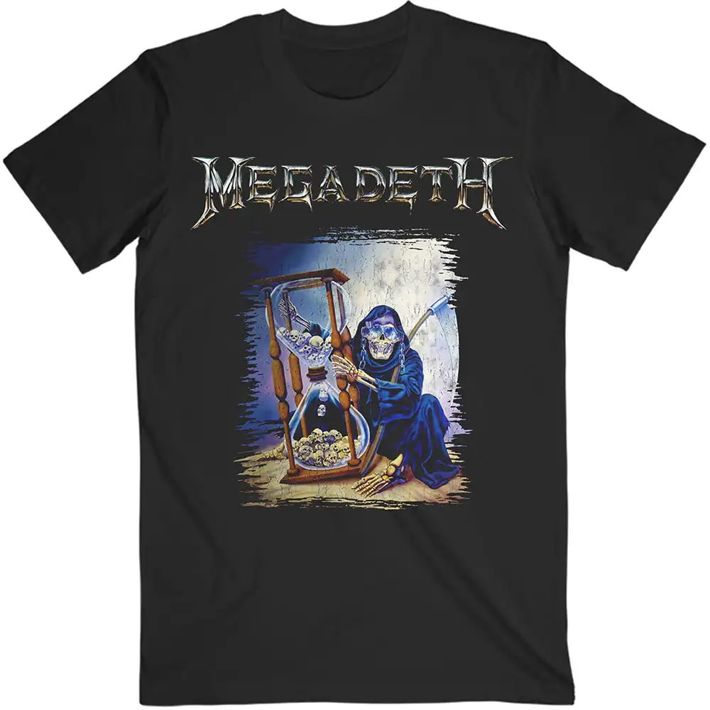 Hi-Con Vic Megadeth Band T-Shirt 100% Cotton Graphic Tee Men Women Summer Streetwear Top