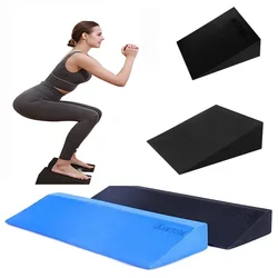 Tavole elastiche inclinate Squat Ramp Yoga Wedge Blocks leggero Squat Wedge Wrist Back Support per esercizio palestra Fitness