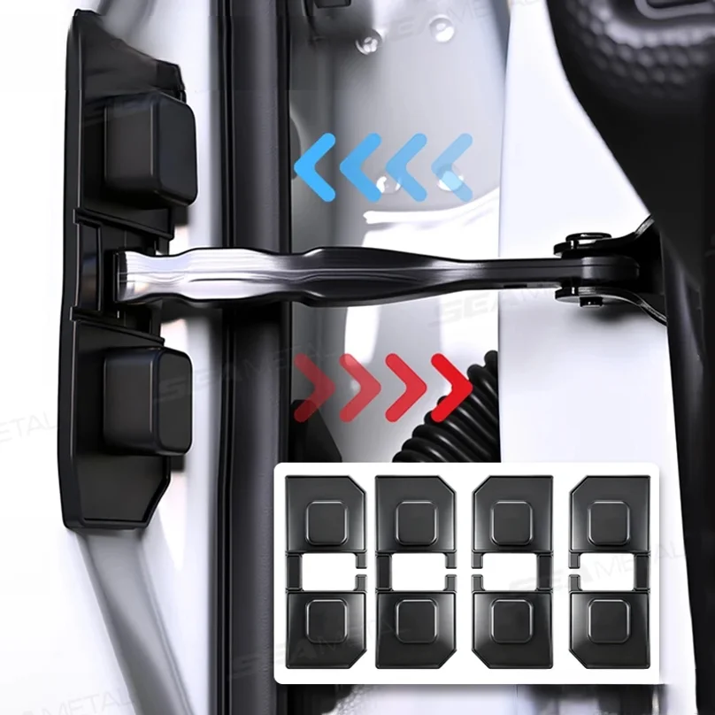 Car Door Shockproof Cushion Waterproof Silicone Shock Absorber Reduce Noise Universal Self-Adhesive Protective Cover