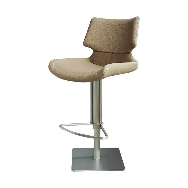 Modern Nordic Stainless Steel Swivel Lift Chair Eco Friendly Ergonomic Design Factory Direct
