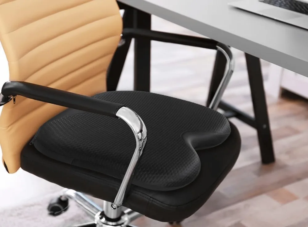 Gel Enhanced Memory Foam Seat Cushion 2 Pack for Office Chair, Car Seat, Tailbone Pain Relief, Sciatica & Back Pain Relief, Portable and Machine Washable - view 5