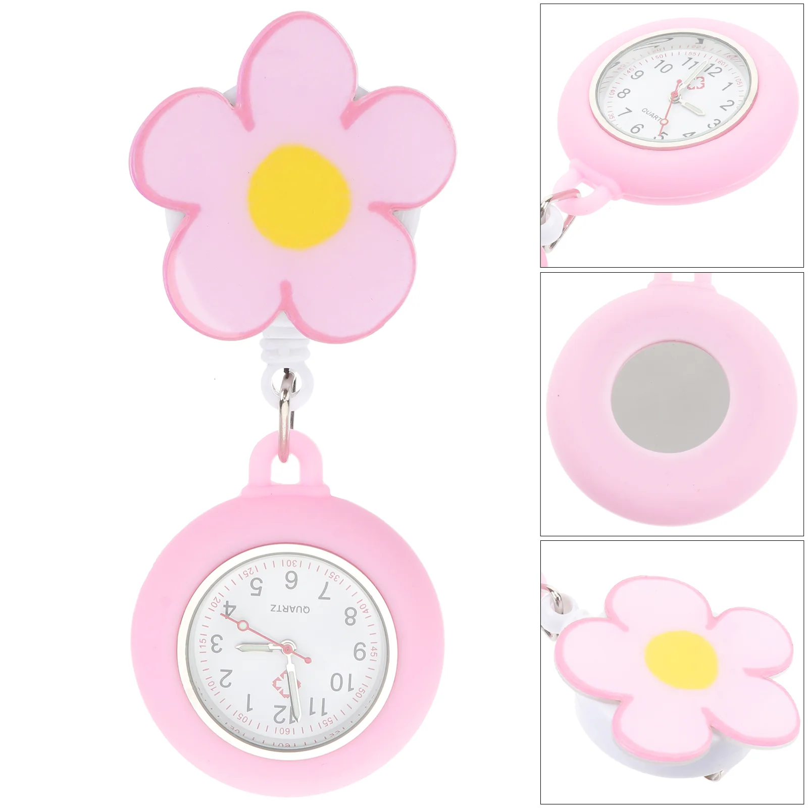 

Pocket Watch for Nurses Clip-on Gift Luminous Doctors Vintage Hanging Medical Quartz Movement