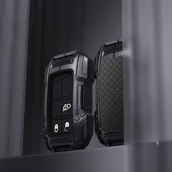 Car Key Cover Case for Jeep Renegade Compass Grand Cherokee for Chrysler 300C Wrangler Dodge Fob Shell Accessaries