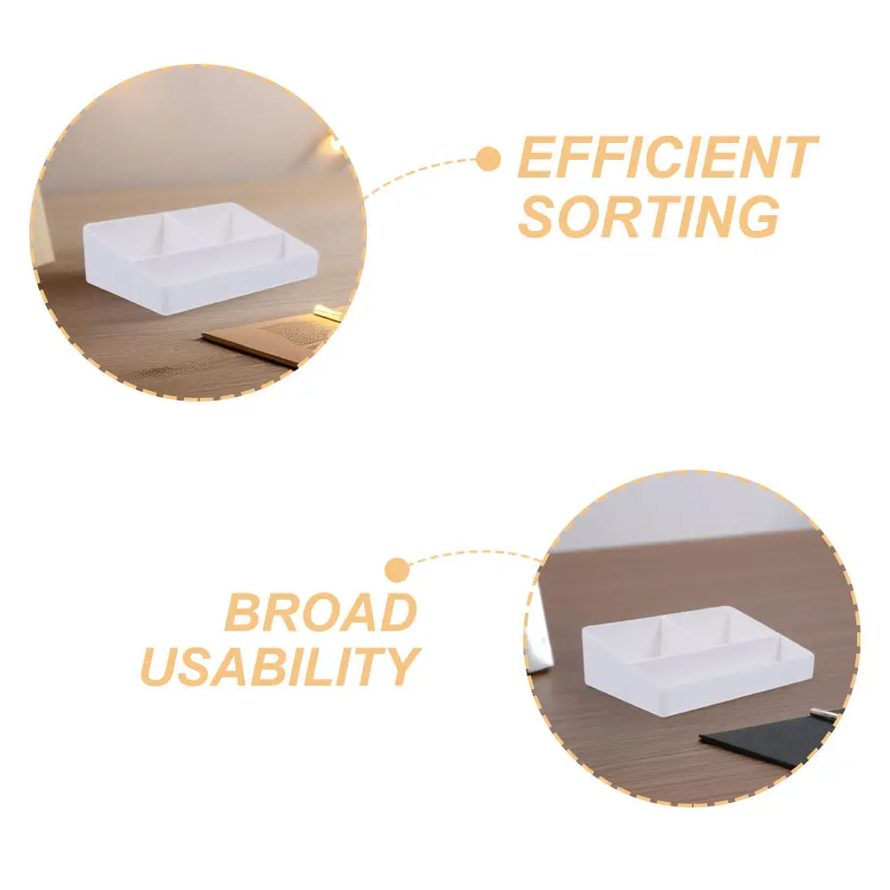2Pcs Tea Leaf Box Organizer Compact PP Material Coffee Sugar Packet Creamer Storage for Coffee Bar Countertop Bedside Station