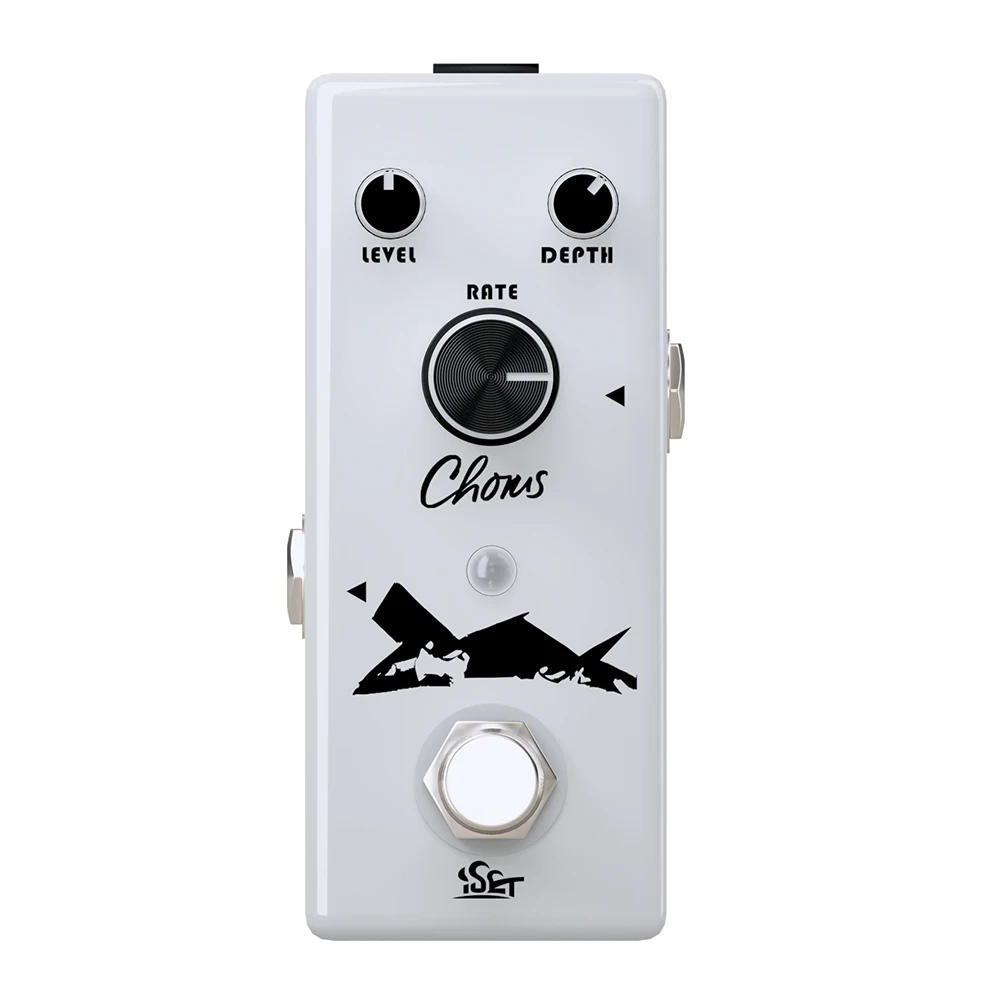 ISET Chorus Guitar Effect Pedal Classic Style Analog Chorus Electric Guitar Pedal True Bypass Guitar Parts & Accessories