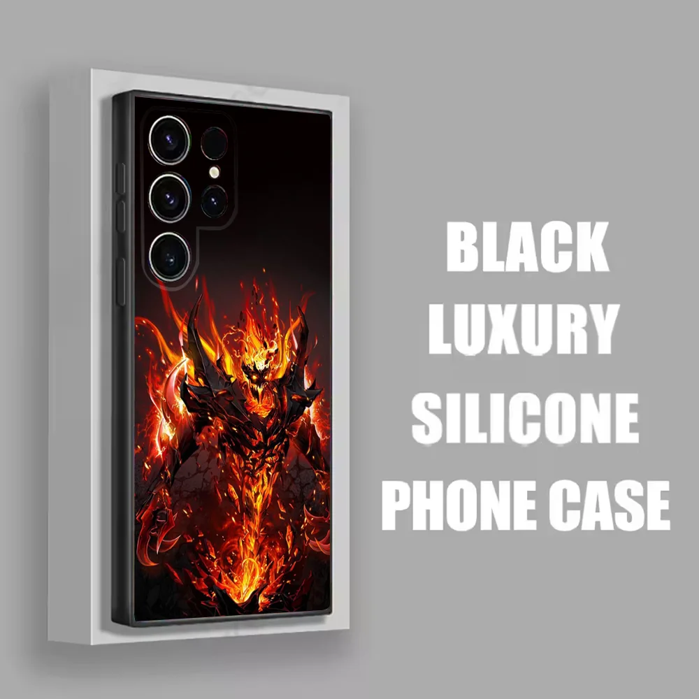 حافظة هاتف Game D-Dota 2 لهاتف سامسونج S25، S24، S21، S22، S23، S30، Ultra، S20، Plus، Fe، Lite، Note، 10 غلاف ناعم أسود #3