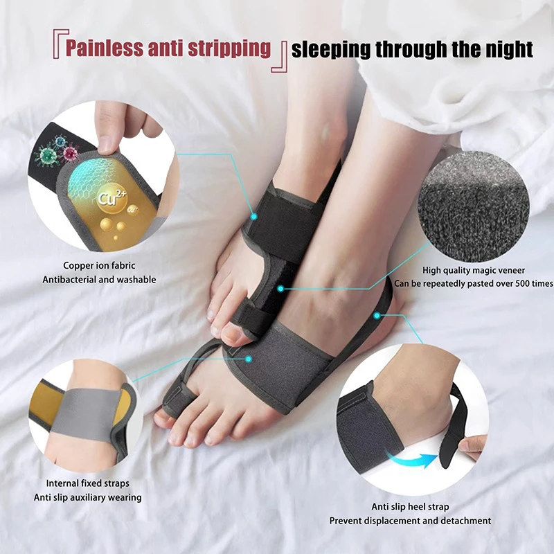 2 Stück Zehenorthesen Hallux Valgus Orthesen Orthopädisches Werkzeug Pflegewerkzeuge