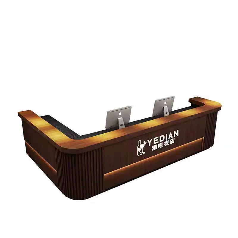 

#Modern Eco-friendly Multifunctional Nightclub Bar Counter Family Kitchen Gym, Specialty Wooden Restaurant Hotel Front Desk