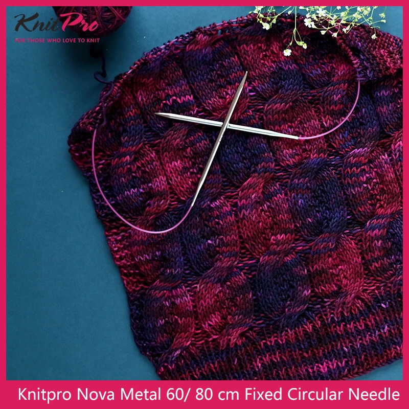 Knitpro Nova Metal 60cm/80 cm Fixed Circular Needle