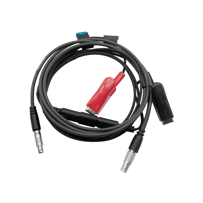 A00630+A00400 EXTERNAL POWER CABLE WITH ALLIGATOR CLIPS, For TRIMBLE AND TOPCON GPS TO PDL HPB