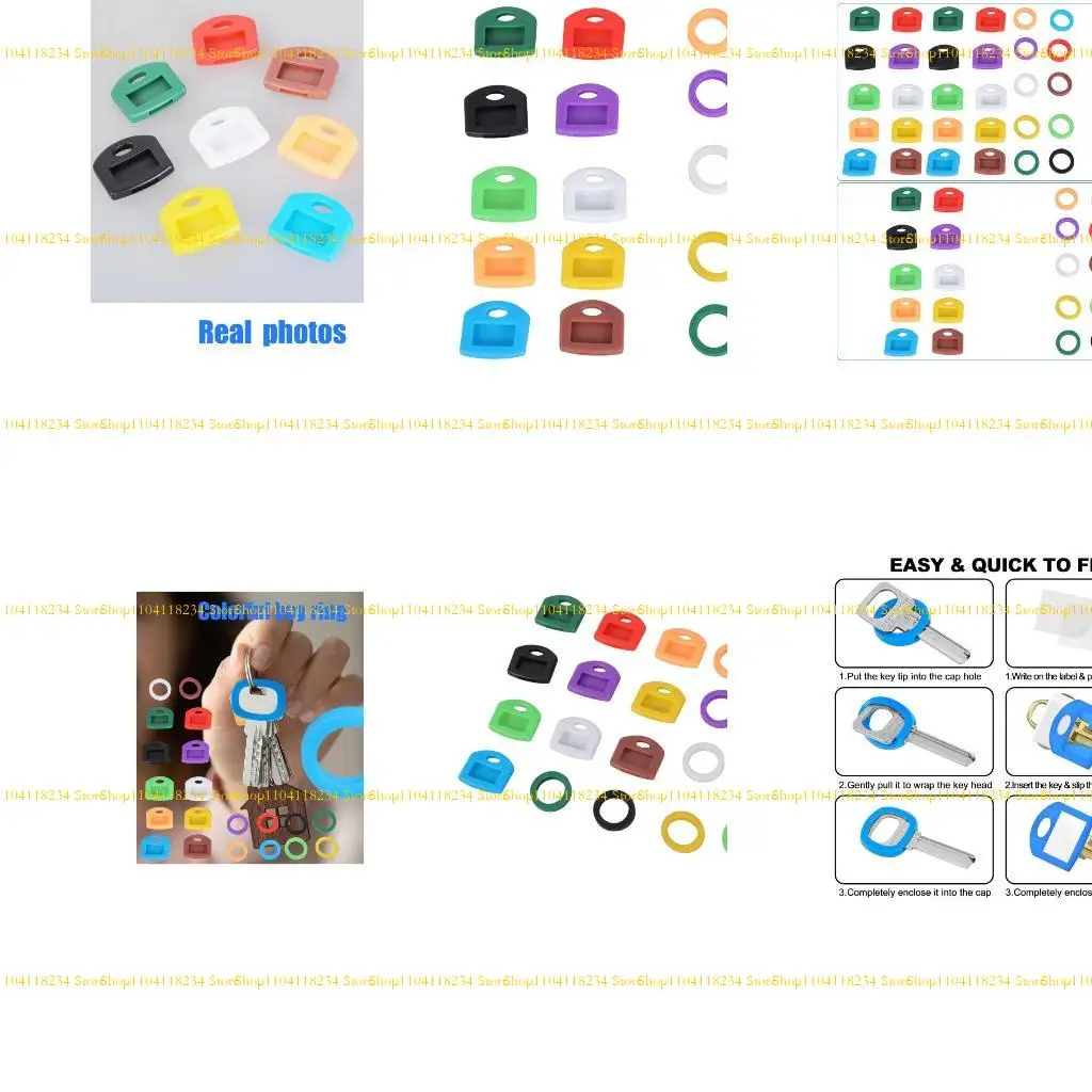 

P9FB с несколькими цветными эластичными ключами маркеры для быстрого идентификации и защитных ключей включает в себя круглые и