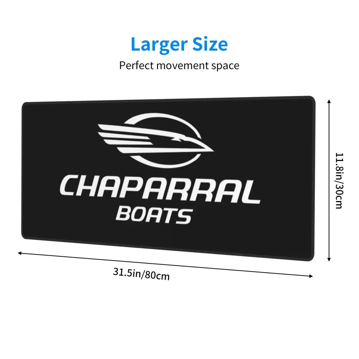 Large Mouse Pad Chaparral Boats Logo POCKET SIDE Gamer PC Laptop Mats Keyboard Carpet Computer Gaming Desk Mat