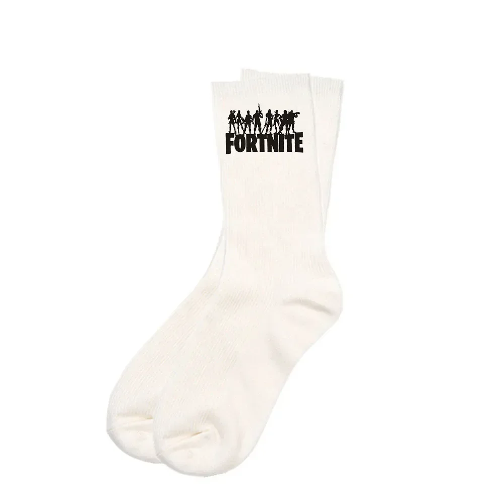 Fortnite Socks Anime Cosplay Socks Cartoon Characters Autumn and Winter Children Students Cotton Socks