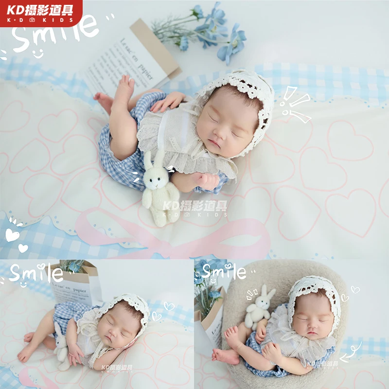

Newborn Full Moon Photography Props Childrens Photography Clothing Year Old Photo Theme Set baby boy outfit 신생아 신생아사진