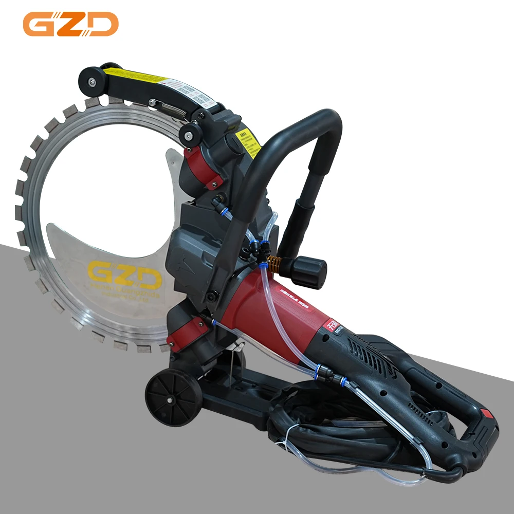 GZD 8800W Hand Held Ring Saw 220V Electric Concrete Cutter Handheld Concrete Wall Grooving Cutter