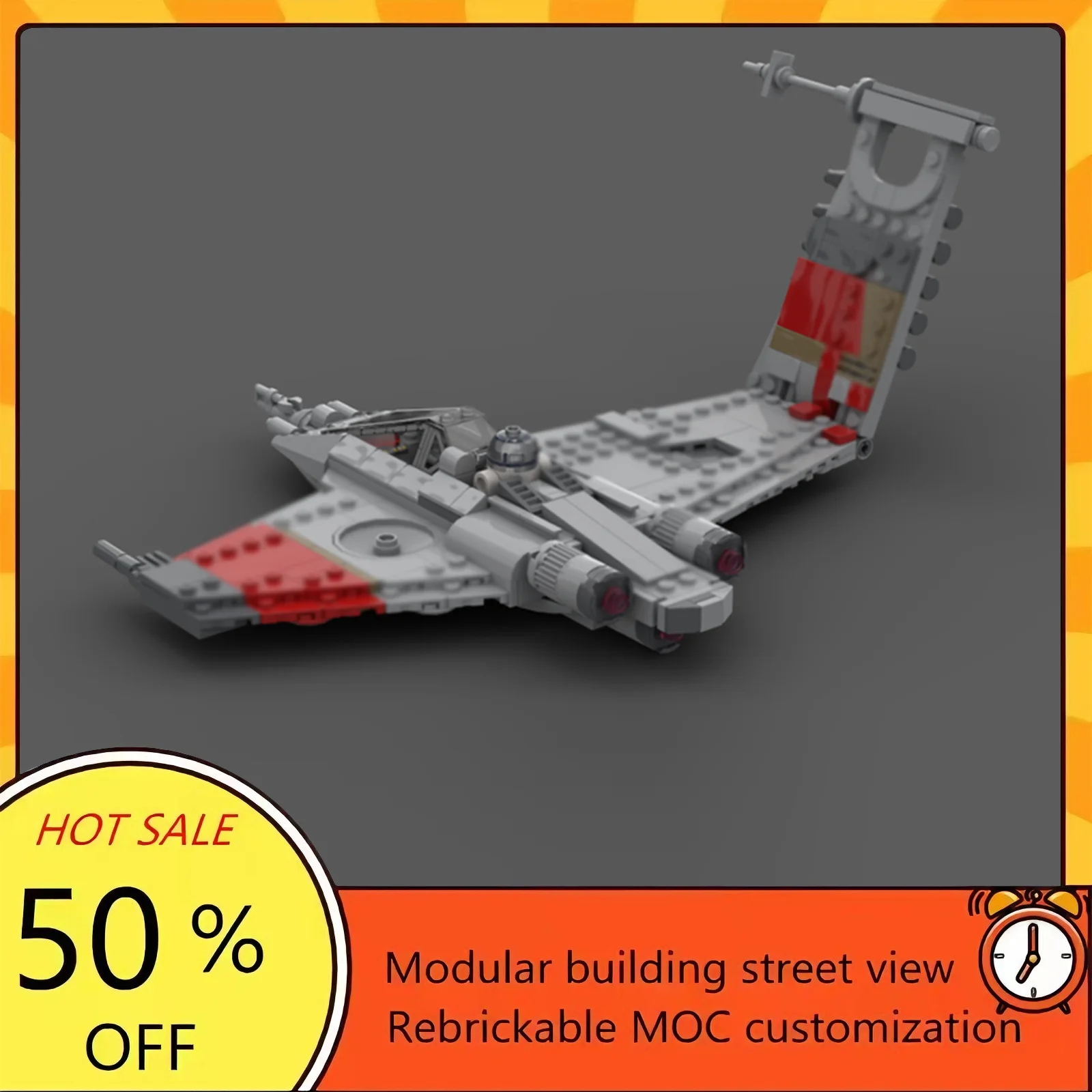 

Набор для сборки космического корабля из 382 деталей, популярная модель по мотивам фильма «Звездные войны», модульные строительные блоки, технологичный подарок, игрушка для детей, для сборки в праздники