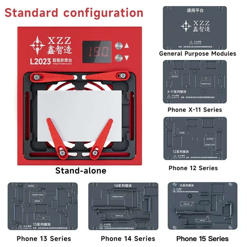 XZZ L2023 Intelligent Desoldering Station Temperature Control Preheating Platform Positioning Separation for IPhone X-15 Pro Max