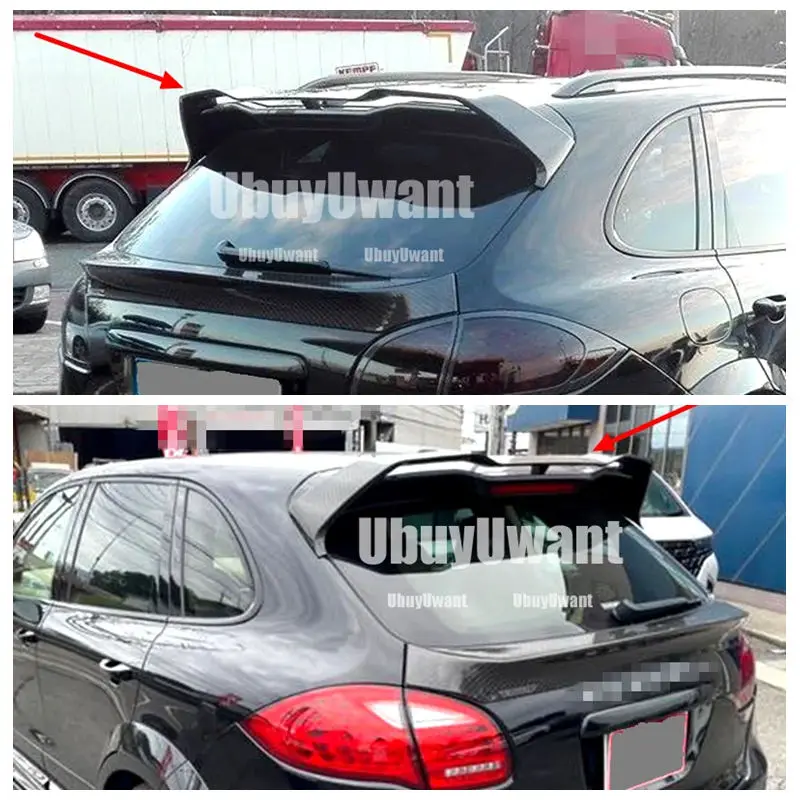 

High Quality Carbon Fiber Rear Trunk Roof Spoiler Wing Fits For Porsche Cayenne 958 2011 2012 2013 2014
