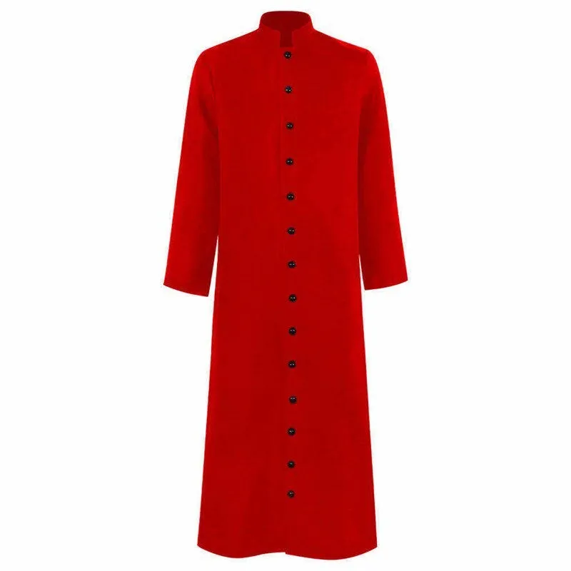 

Halloween Medieval Monastic Robe Wizard Priest Church Father Clerical Dress Women's Ethnic Costume Stage Performance Outfit