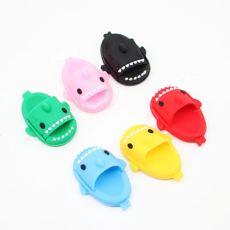 Cute Hamster Shark Slippers Cartoon Doll Pet Hamster Small Shoes Accessories Craft Supplies 2023