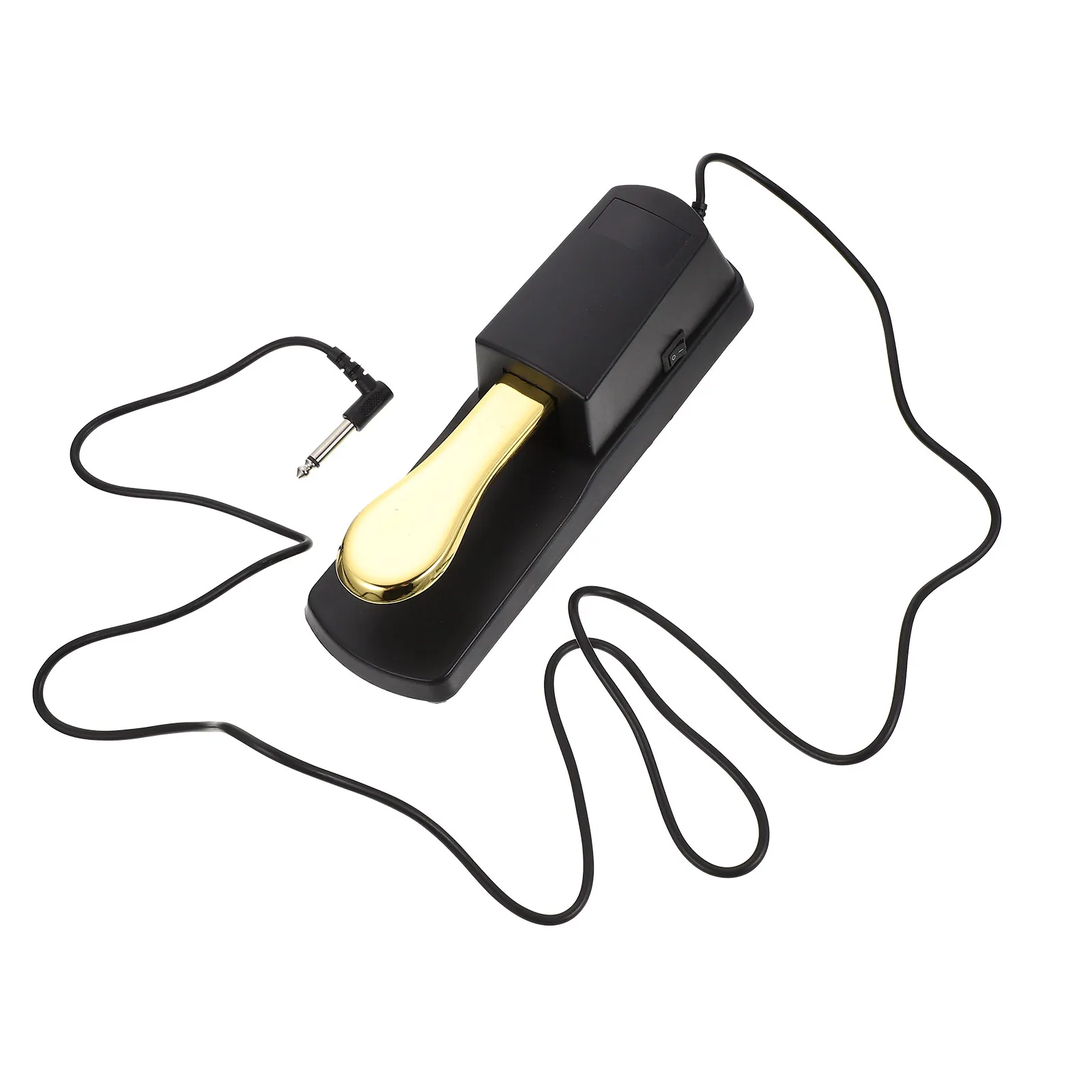 

Piano Electronic Foot Pedal Damper for Keyboard Accessories Golden Alloy Steel Sustain