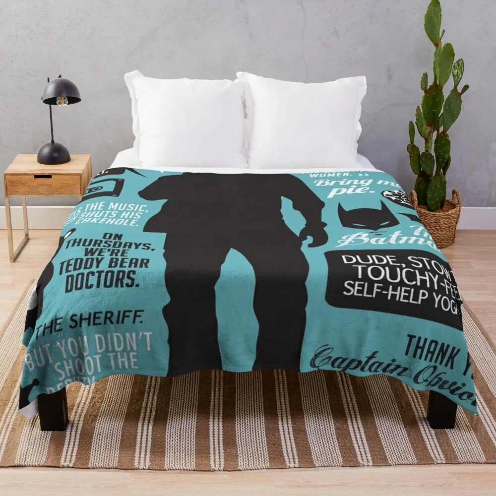 Dean Winchester Quotes Throw Blanket For Decorative Sofa Decorative Beds bed plaid Camping Blankets