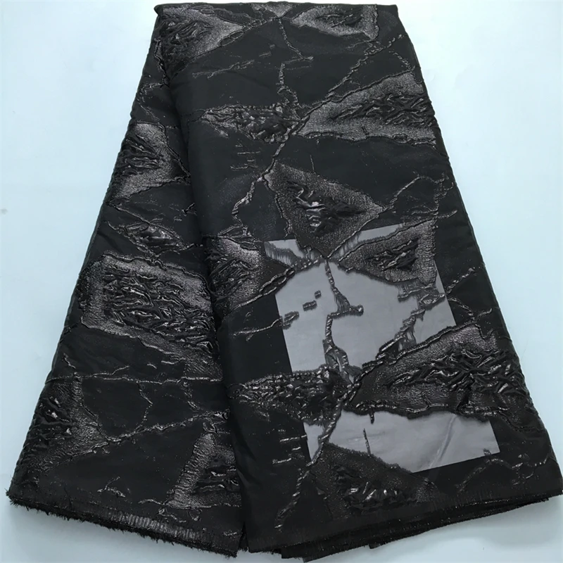 New Design High Quality African Nigerian Tulle Lace Fabric French Organza Party Gown Dress Brocade Jacquard Lace 5 Yards