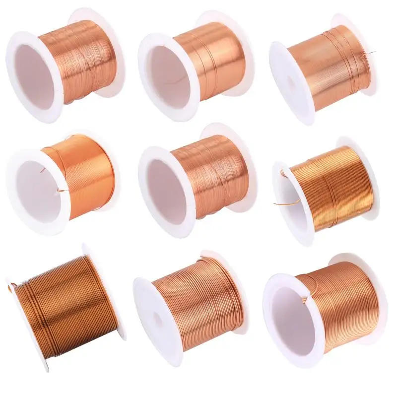 5Rolls~1Rolls Coil Copper Wire 0.04~0.65mm Cable Copper Wire Magnet Wire copper lacquer wire Enameled Copper Winding Wire