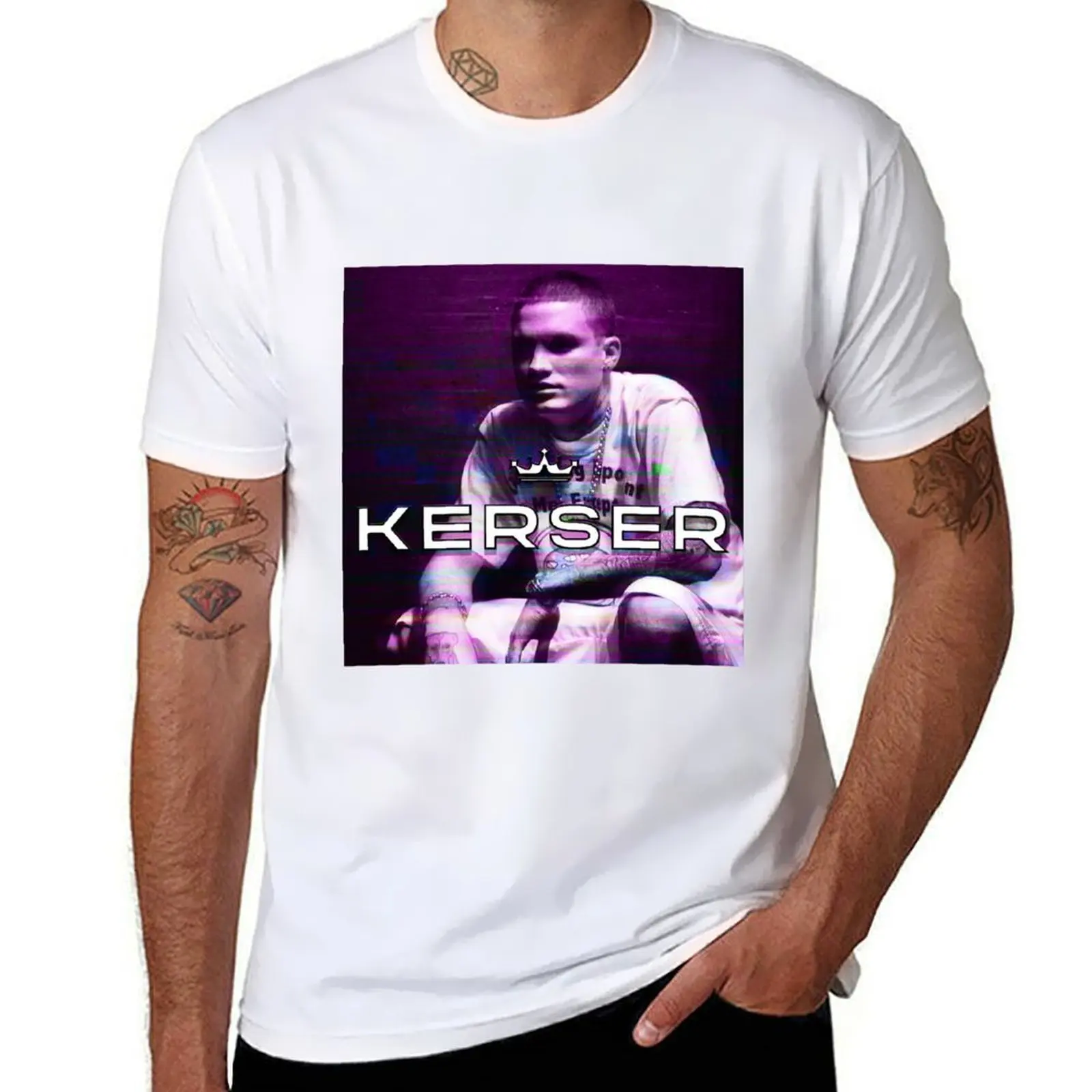 

KERSER T-Shirt man t shirts high quality luxury brand t shirt for man 100 percent cotton t shirt for man T-Shirt