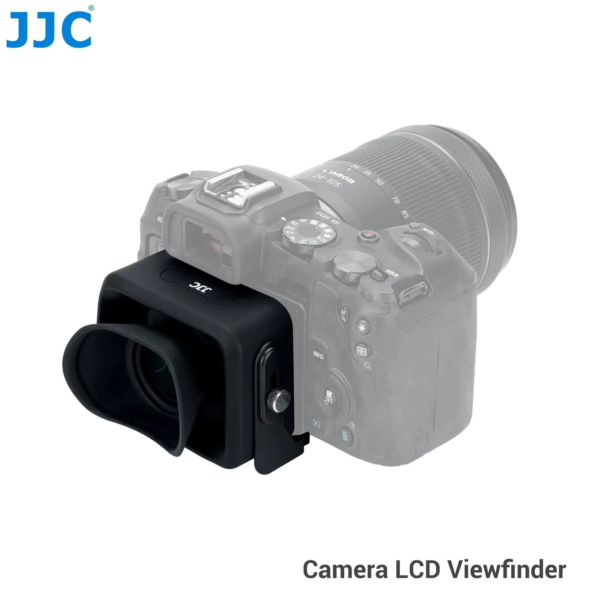 JJC 3X LCD Wizjer Przedłużający Ekran Aparatu, Okular Składany Pasujący do Ekranów 3.0 cala dla Nikon Z30, Sony ZV-1, RX100, Fuji X-T30 III
