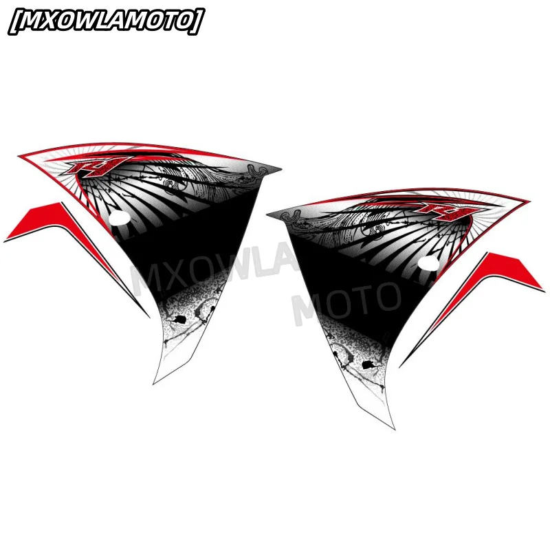 For  R1 YZF1000 YZFR1 2009 Motorcycle Fairing Full Stickers Original Factory Re-engraved Decals Kit