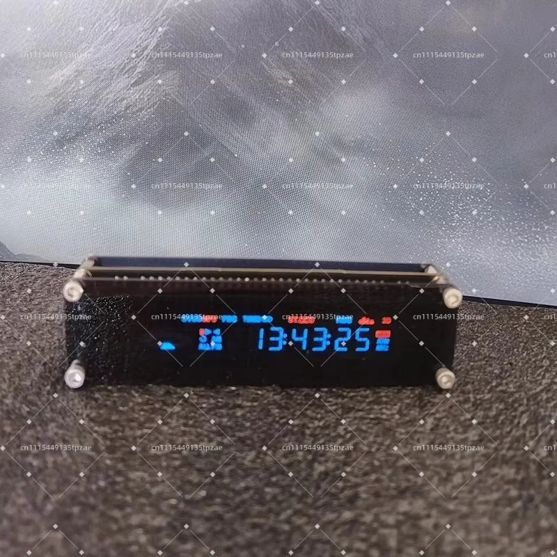 VFD Luminous Digital Clock with Vacuum Screen,  Desktop Decoration, Gift