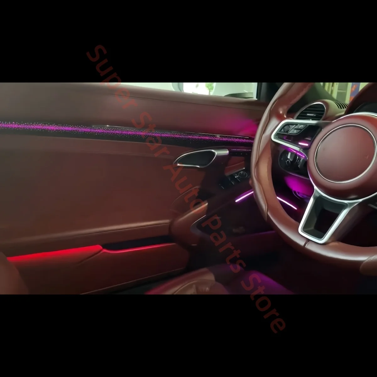 LED Ambient Light For Porsche 718 911 Automotive Interior lighting upgrade Car accessories 1:1 trim Atmosphere lamp APP control