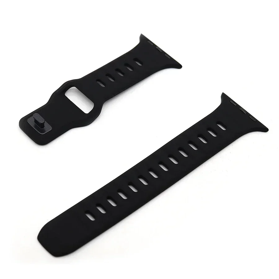 Silicone Strap for Apple Watch Band Ultra/2 49mm 10 9 8 7 46mm 45mm 41mm Adjustable Bracelet for 6 5 4 SE 44mm 40mm 42mm correa