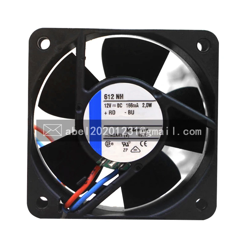 

BRAND NEW ORIGINAL 612NH 612 NH DC 12V 2.5W COOLING FAN 6025 60*60*25MM