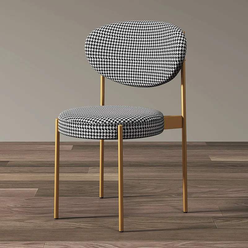 Backrest dining chair, office influencer minimalist modern loft, designer restaurant Qiandaoge hotel stool