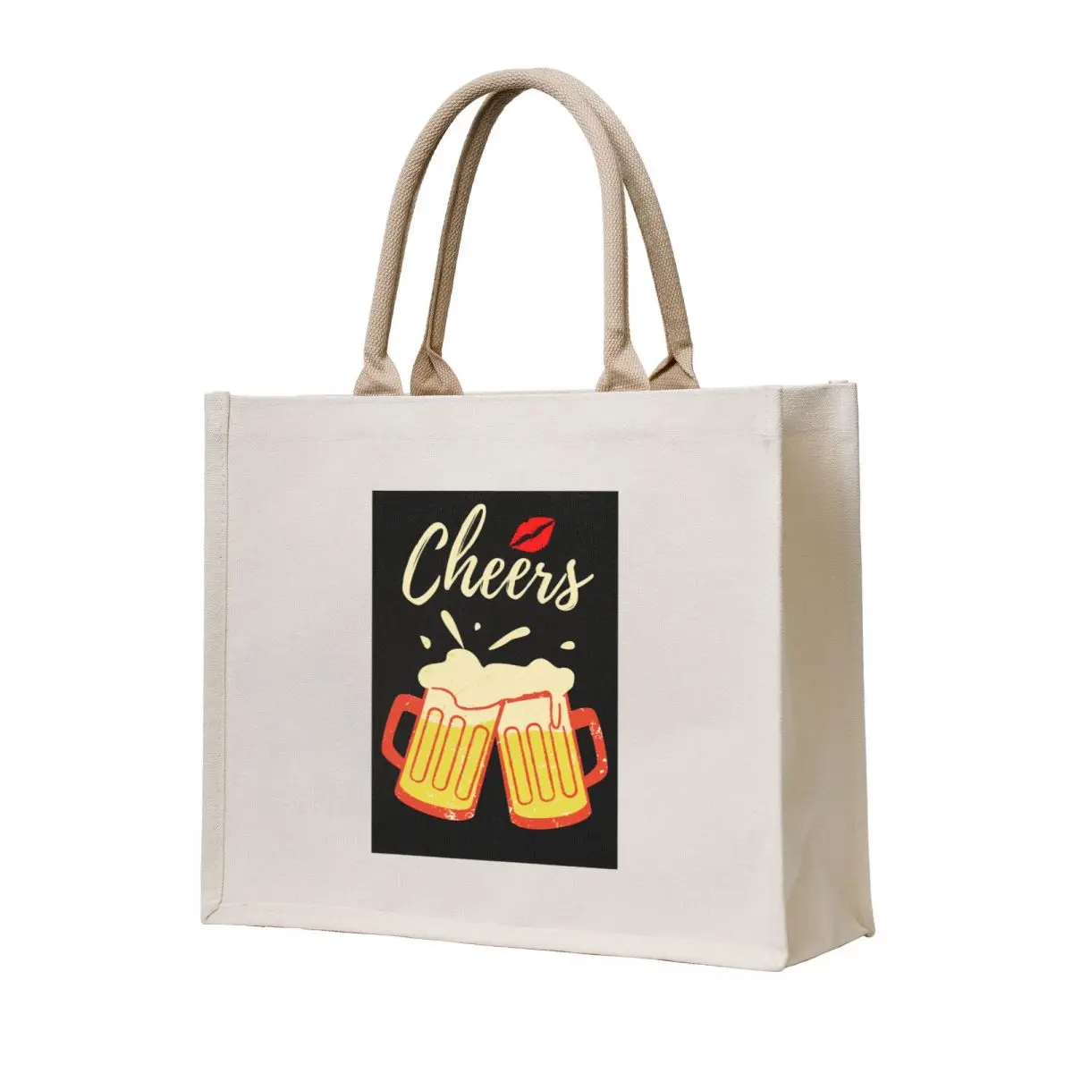 

cheers funny logo Tote Bag Beach bag bags luxury women hand bags great bag