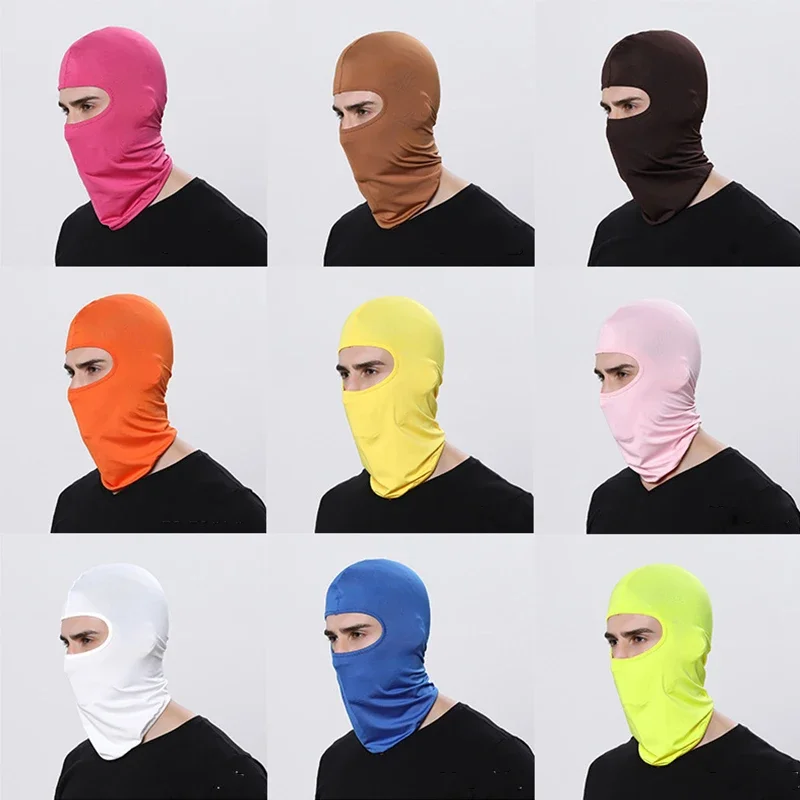 Cycling Motorcycle Face Mask Outdoor Sports Hood Full Cover Face Mask Balaclava Summer Sunscreen Riding Headgear Accessories