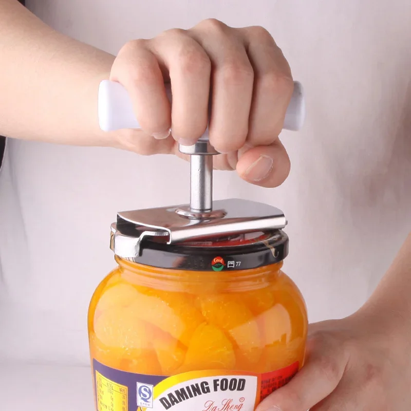 Adjustable Multi-function Bottle Cap Opener Stainless Steel Lids Off Jar Opener Labor-saving Screw Can Opener for Kitchen Gadget image 2