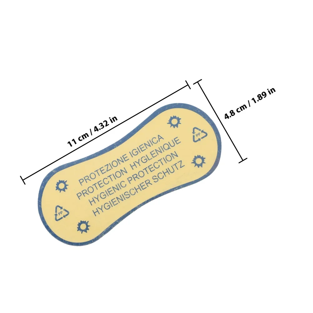 100pcs Swimsuit Protective Labels Lingerie Liners Clear Adhesive Stickers Try On Privacy Protection Bathing Suit Inserts