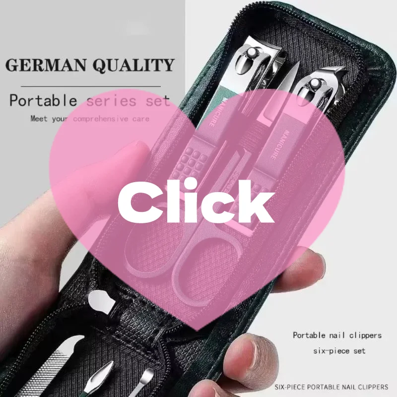 6Pcs Nail Scissors Set Household High End Mens And Womens Special Nail Clippers Manicure Beauty Tools Portable Household
