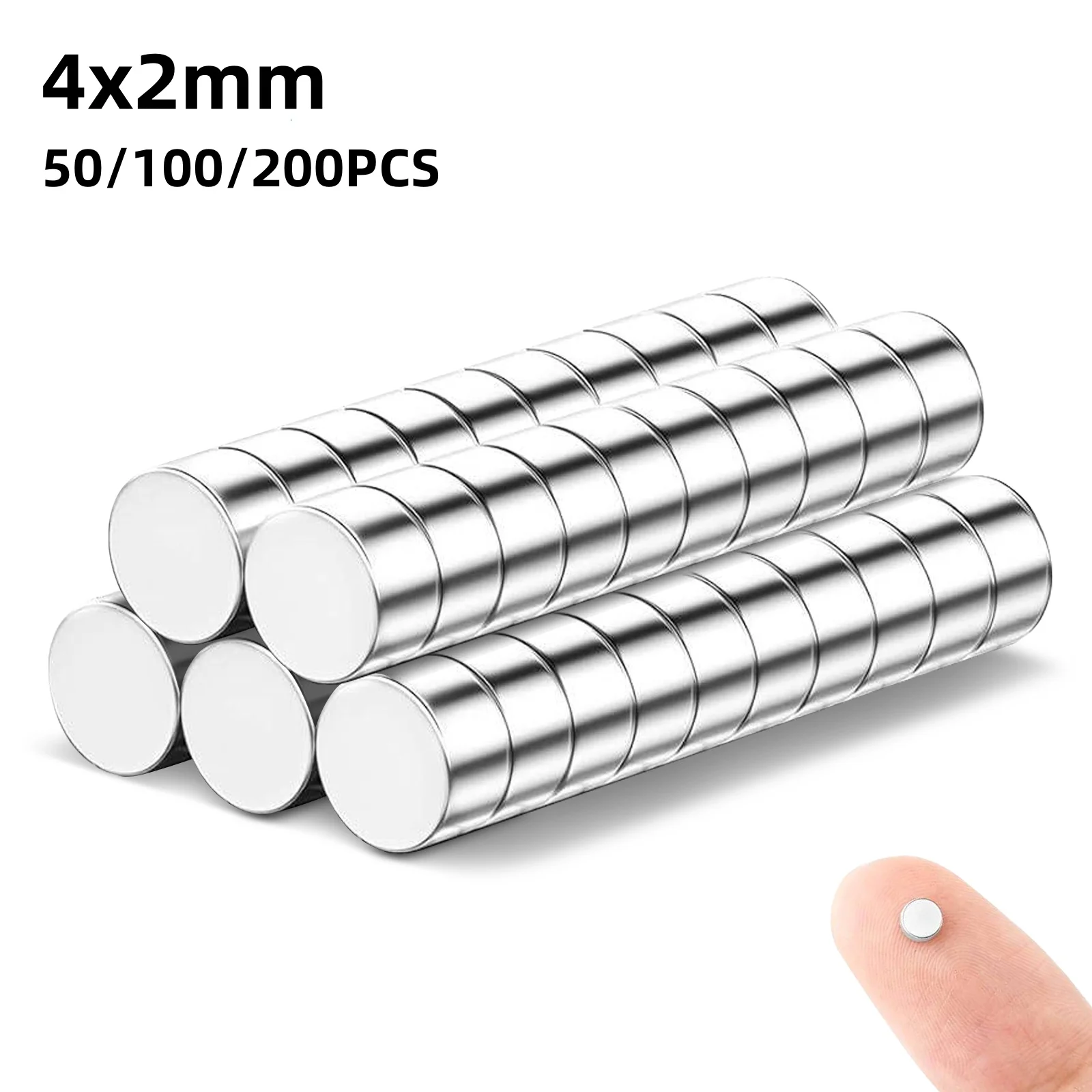 4mmx2mm Super Strong Round Magnet Powerful Magnets Small Permanent Magnetic Refrigerator Magnet 4x2