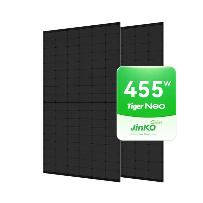 Jinko Solar Tiger Neo N Type 440W 435W 430W N-Type 54 Half Cell All Black Monofacial Module 445W Black Frame Roof Solar Panel