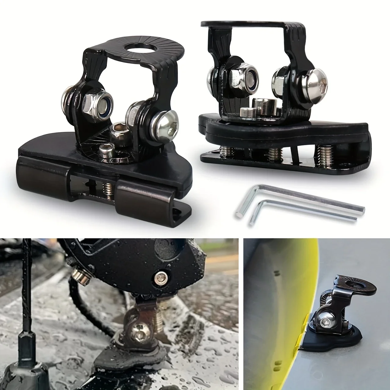 1pcs Bonnet Mounting Bracket Universal Column Cover LED Work Light Mounting Bracket Bonnet Edge Retaining Bracket