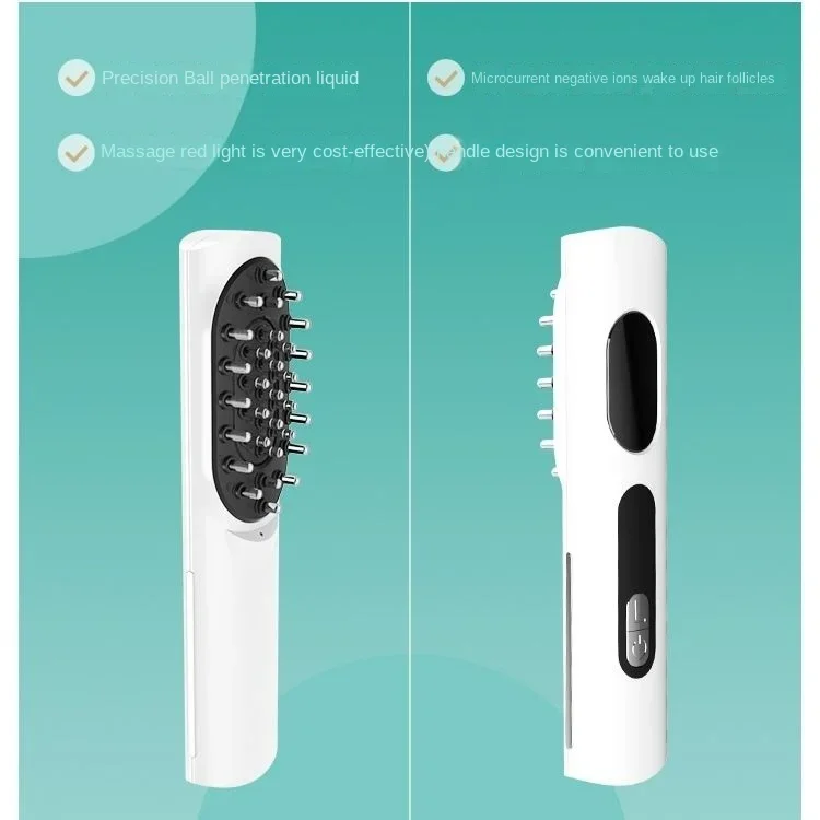 Thread-off Proof and Hair Growth Hairbrush Comb Electric Hair Growth Device Micro Current Vibration Red Light