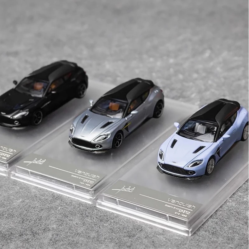 

Литой под давлением оригинальный масштаб 1:64 Vanquish Zagato, модель из сплава, имитация украшения, хобби, сувениры, коллекция подарков, статический дисплей
