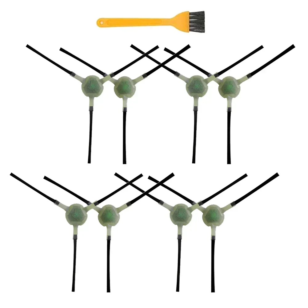 Lot de 8 brosses latérales et 1 brosse pour aspirateur robot EICOBOT R20, pièces de rechange pour aspirateur ménager