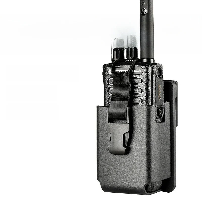 dragon-scale-soft-silicone-walkie-talkie-case-quick-release-molle-waist-belt-detachable-360-degree-rotation-anti-fall